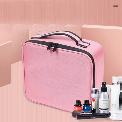 Portable Partition Makeup Bag
